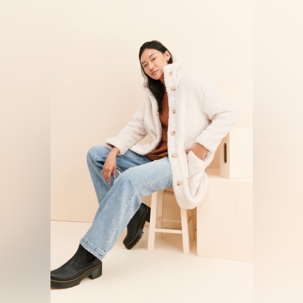 Sherpa Puffer Coat